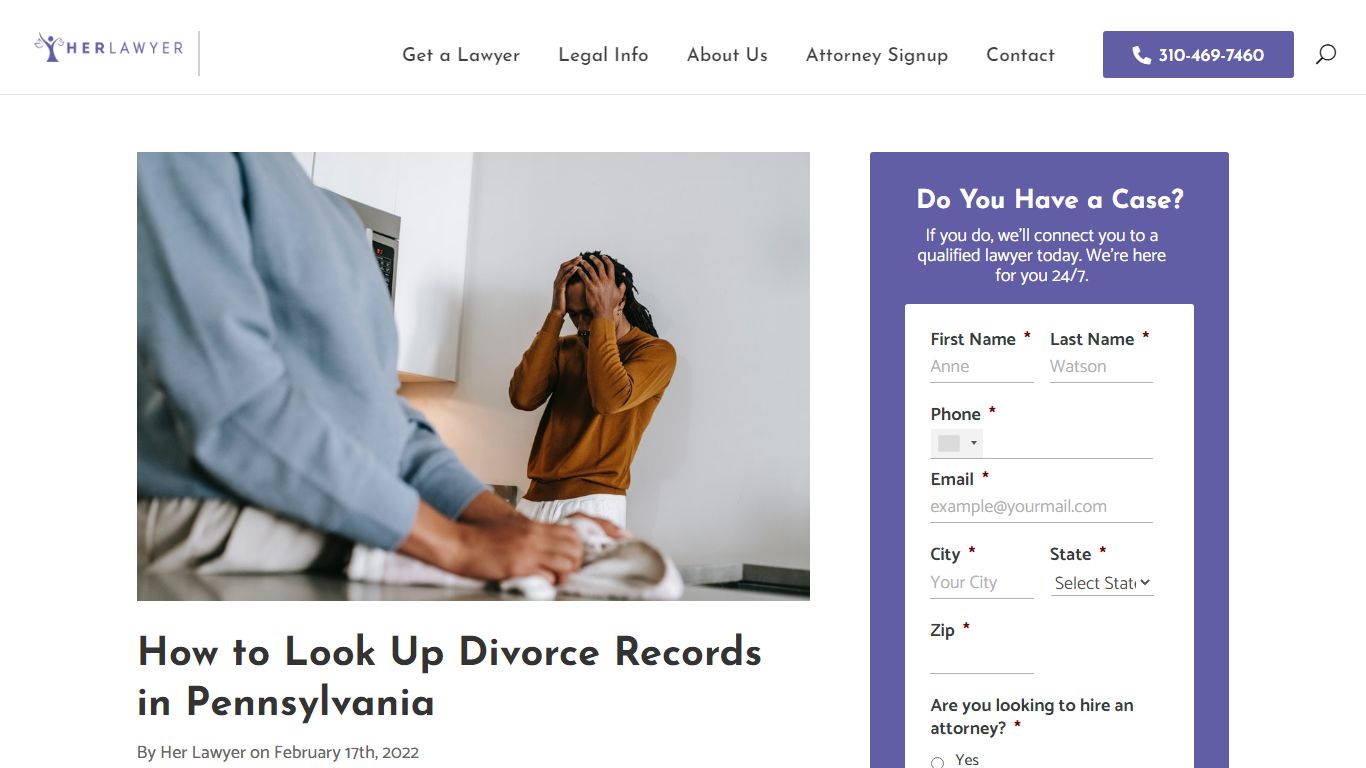 How to Look Up Divorce Records in Pennsylvania - Her Lawyer